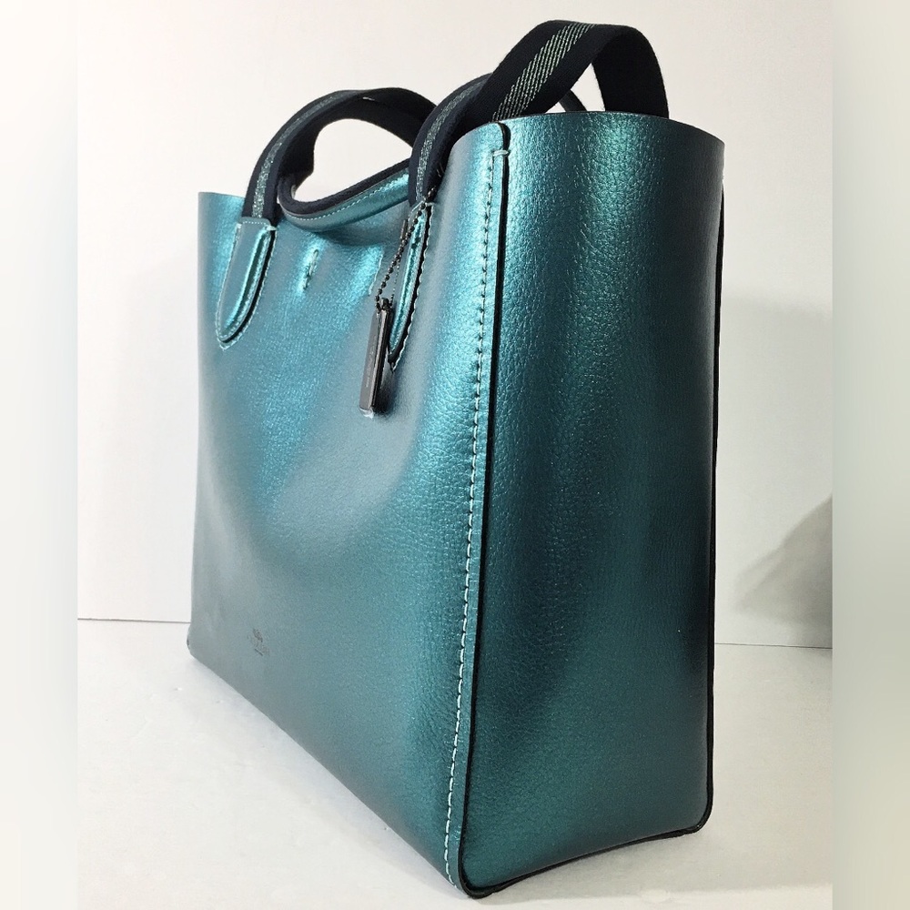 Coach Derby Leather Tote Bag Purse NWT - Picture 7 of 8